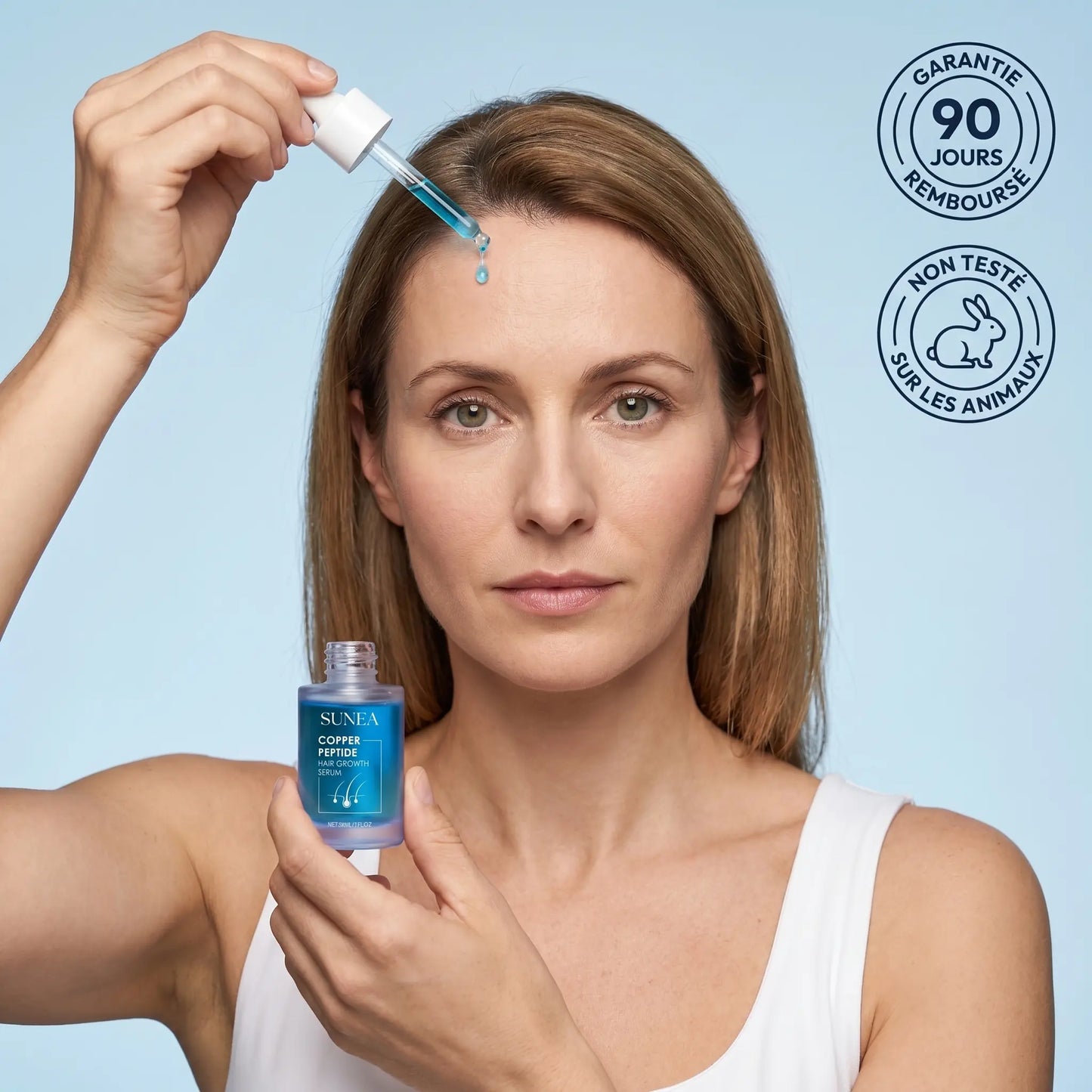 Sunea™ Sérum Capillaire au Peptide de Cuivre GHK-Cu